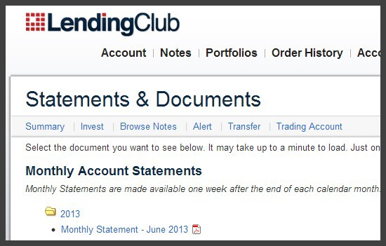 Lending Club Bank History