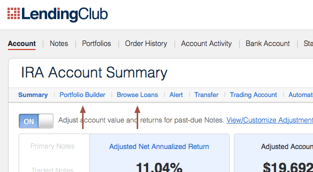 Investing Options at Lending Club