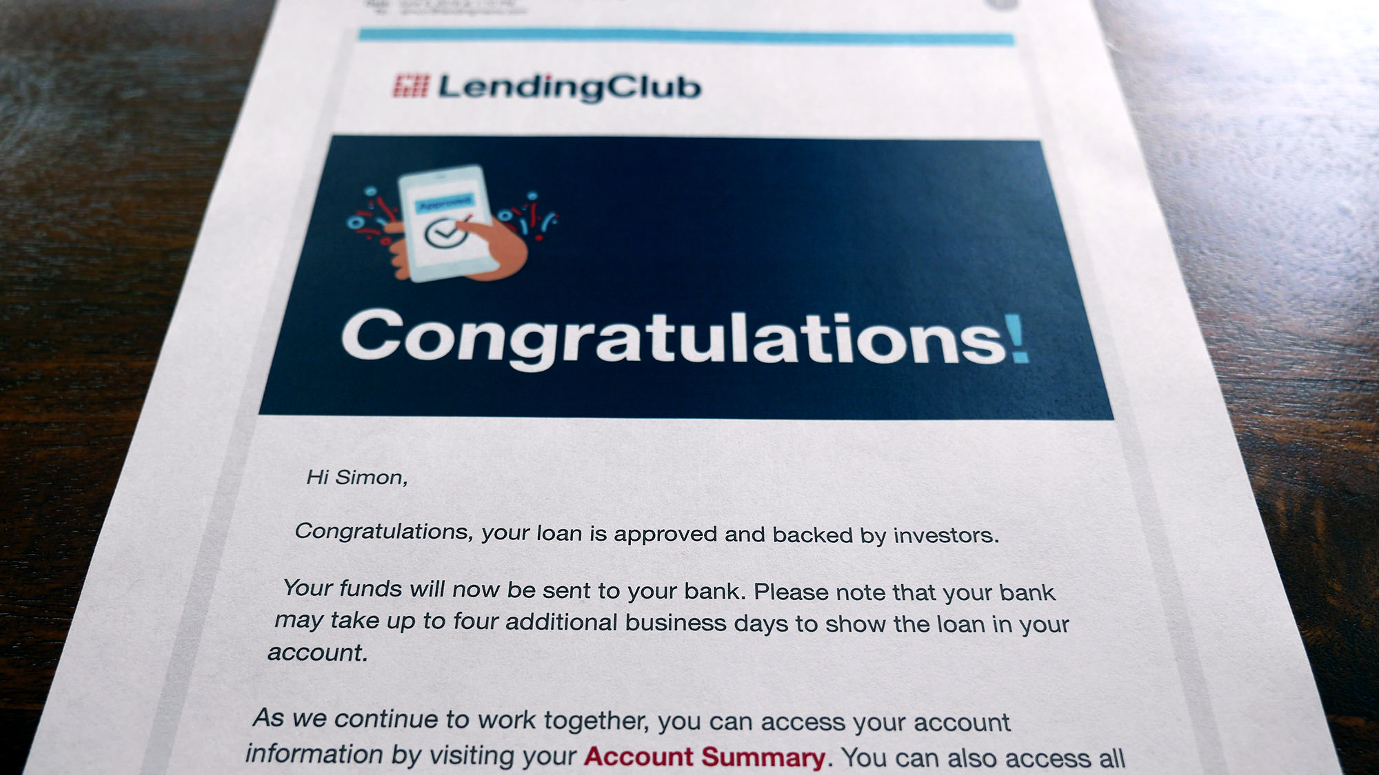 Lending shop club loans