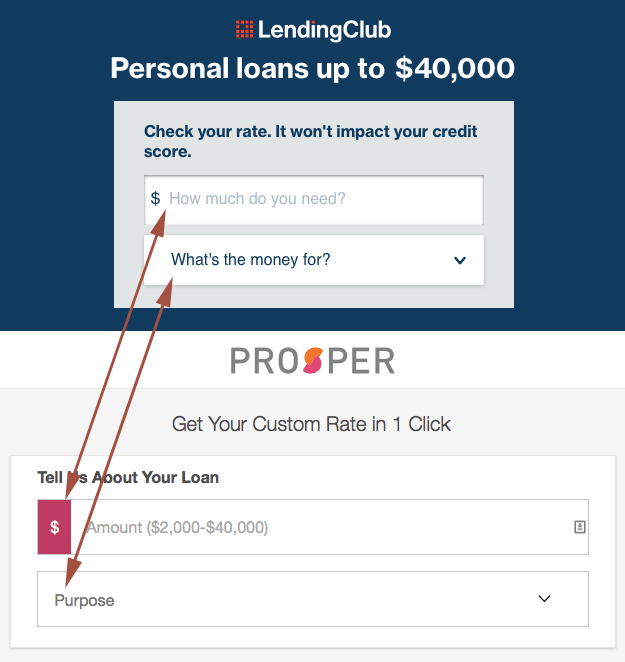 Lending Club vs Prosper Check Rate